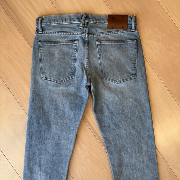 Hiroshi Kato Selvedge Jeans 31 Blue Pen Slim Streeatwear Japan Denim - Picture 9 of 11